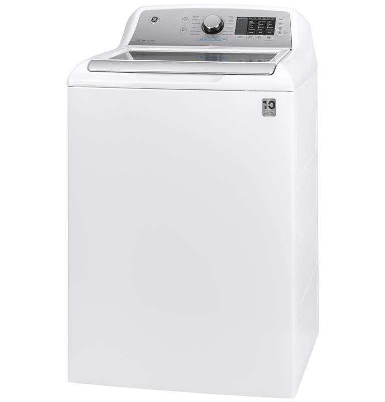 GE(R) 4.6 cu. ft. Capacity Washer with Sanitize w/Oxi and FlexDispense(R)-(GTW725BSNWS)