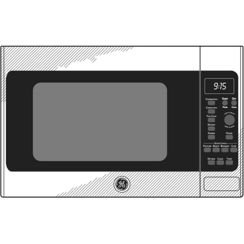 GE Profile(TM) Series 1.5 Cu. Ft. Countertop Convection/Microwave Oven-(PEB9159SFSS)