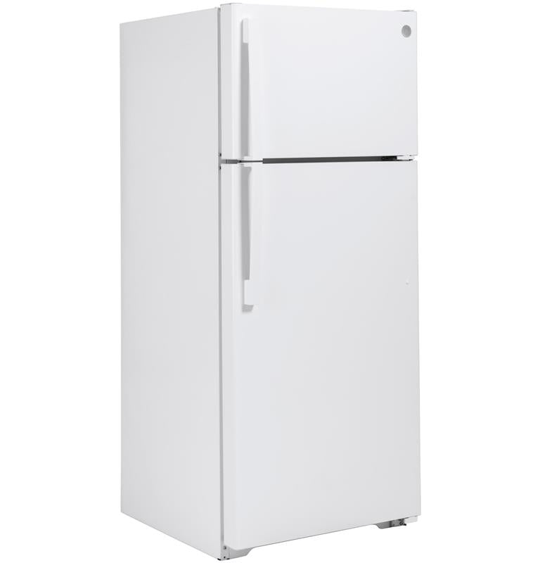 GE(R) ENERGY STAR(R) 17.5 Cu. Ft. Top-Freezer Refrigerator-(GTE18GTNRWW)