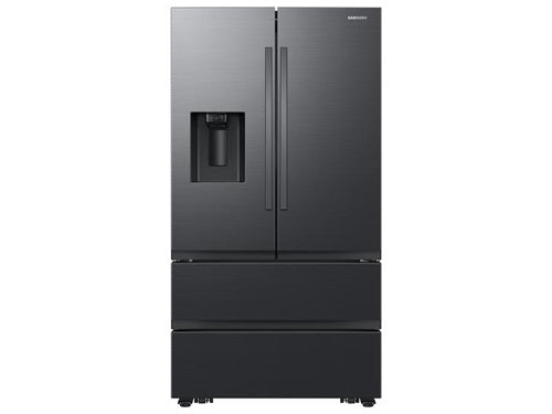 30 cu. ft. Mega Capacity 4-Door French Door Refrigerator with Four Types of Ice in Matte Black Steel-(RF31CG7400MTAA)
