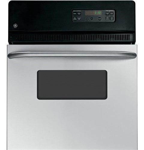 GE(R) 24" Electric Single Self-Cleaning Wall Oven-(JRP20SKSS)
