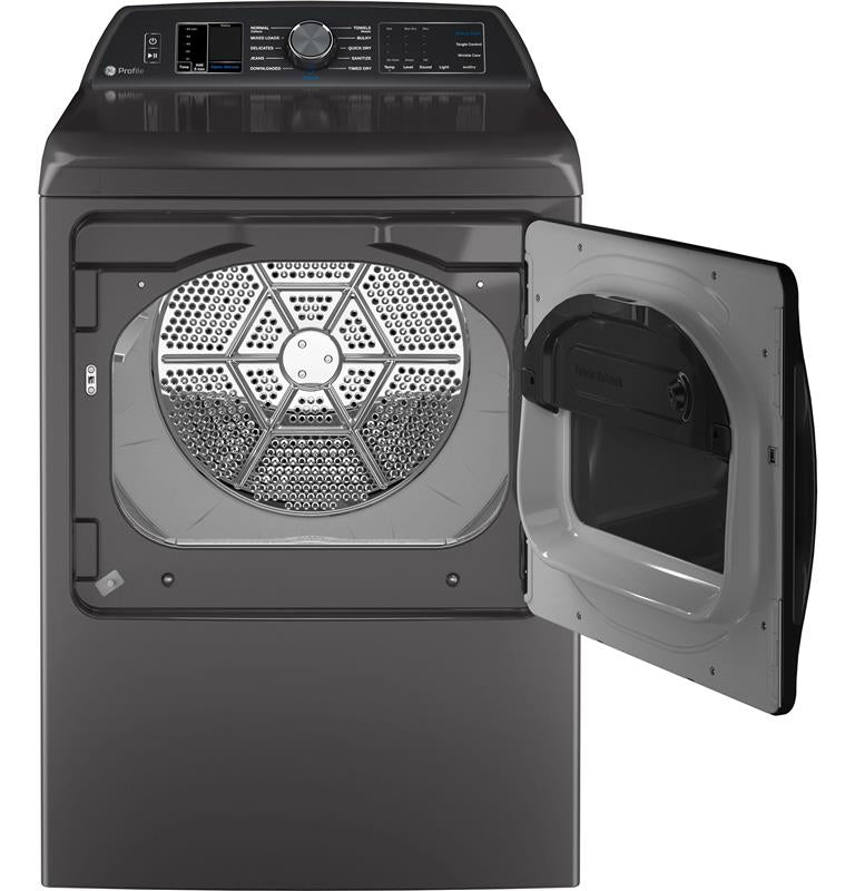 GE Profile(TM) 7.3 cu. ft. Capacity Smart Gas Dryer with Fabric Refresh-(PTD90GBPTDG)
