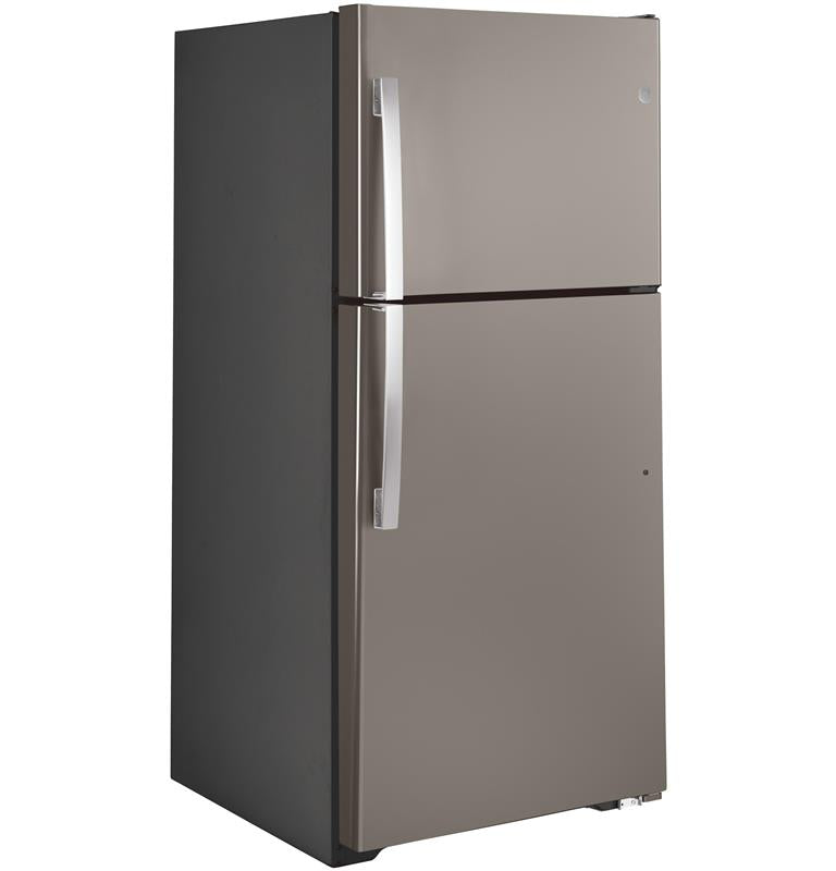 GE(R) 19.2 Cu. Ft. Top-Freezer Refrigerator-(GTS19KMNRES)
