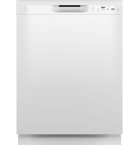 GE(R) Dishwasher with Front Controls-(GDF535PGRWW)