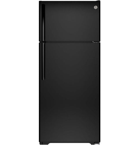 GE(R) ENERGY STAR(R) 17.5 Cu. Ft. Top-Freezer Refrigerator-(GTE18GTHBB)