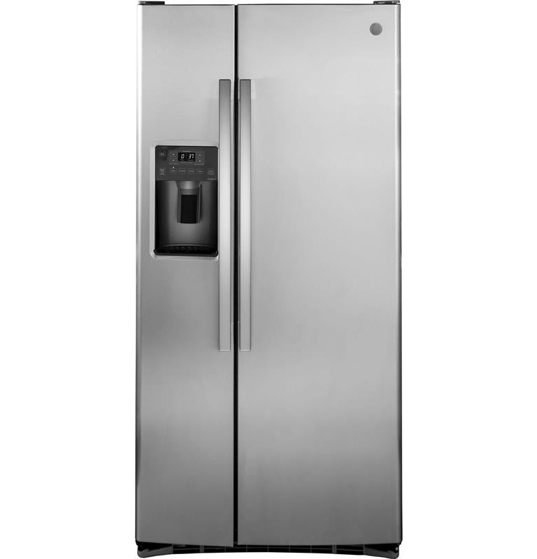 GE(R) 23.2 Cu. Ft. Side-By-Side Refrigerator-(GSS23GSKSS)