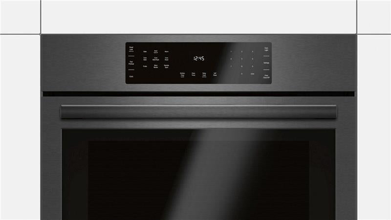 800 Series Single Wall Oven 30" Black Stainless Steel-(HBL8443UC)