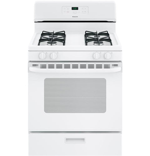 Hotpoint(R) 30" Free-Standing Standard Clean Gas Range-(RGBS400DMWW)