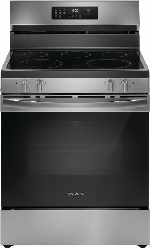 Frigidaire 30" Electric Range with Air Fry-(FCRE3083AS)