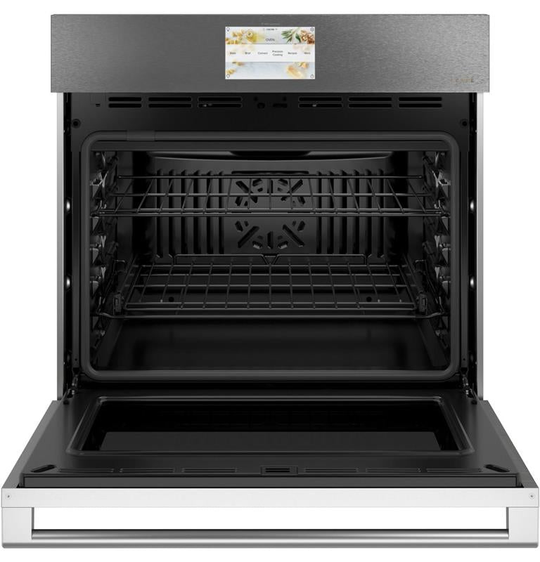 Caf(eback)(TM) 30" Smart Single Wall Oven with Convection in Platinum Glass-(CTS70DM2NS5)