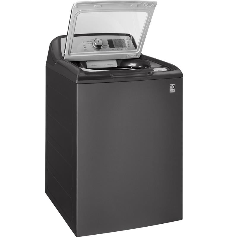 GE(R) 4.5 cu. ft. Capacity Washer with Stainless Steel Basket-(GTW685BPLDG)