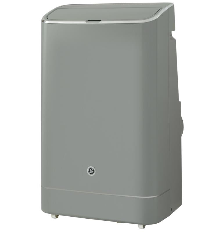 GE(R) 10,500 BTU Portable Air Conditioner with Dehumidifier and Remote, Grey-(APCD10JASG)