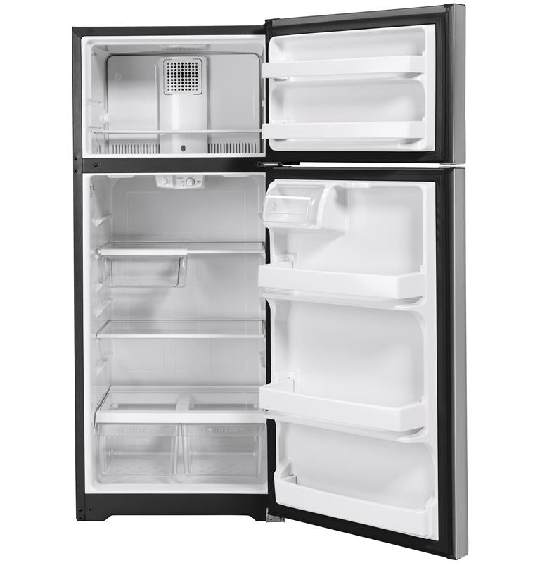 GE(R) 17.5 Cu. Ft. Top-Freezer Refrigerator-(GTS18HSNRSS)