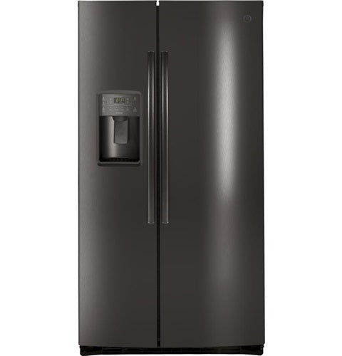 GE Profile(TM) Series ENERGY STAR(R) 25.3 Cu. Ft. Side-by-Side Refrigerator-(PSE25KBLTS)