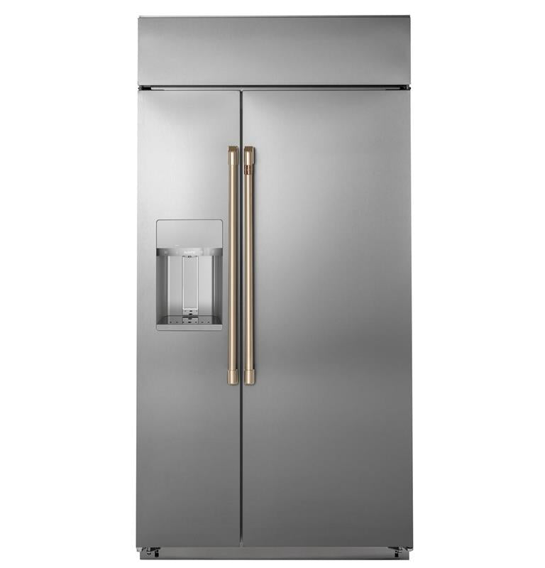 Caf(eback)(TM) Refrigeration Handle Kit - Brushed Bronze-(CXSS2H2PMBZ)