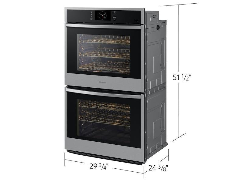 30" Double Wall Oven with Steam Cook in Stainless Steel-(NV51CG600DSRAA)