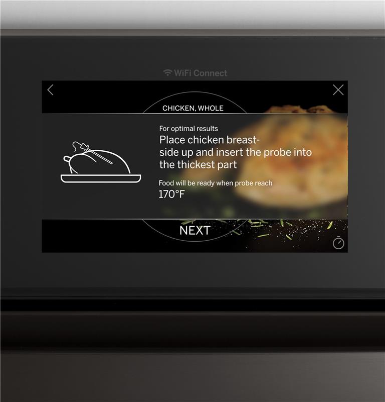 GE Profile(TM) 30" Smart Built-In Convection Double Wall Oven with No Preheat Air Fry and Precision Cooking-(PTD7000BNTS)