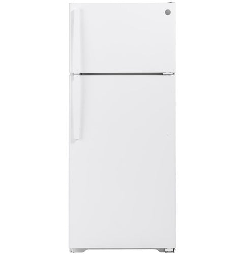 GE(R) ENERGY STAR(R) 17.5 Cu. Ft. Top-Freezer Refrigerator-(GTE18GTNRWW)