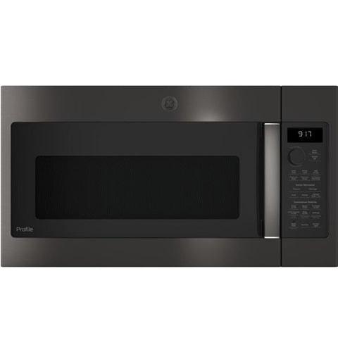GE Profile(TM) 1.7 Cu. Ft. Convection Over-the-Range Microwave Oven-(PVM9179BLTS)