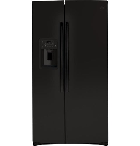 GE(R) 25.1 Cu. Ft. Side-By-Side Refrigerator-(GSS25IGNBB)