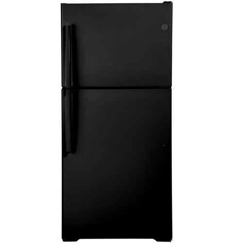 GE(R) ENERGY STAR(R) 19.2 Cu. Ft. Top-Freezer Refrigerator-(GTE19DTNRBB)