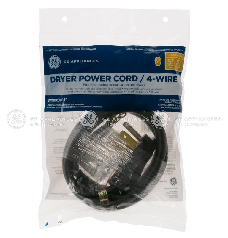 5' 30amp 4 wire dryer cord-(WX09X10019)