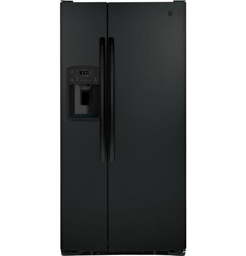 GE(R) 23.0 Cu. Ft. Side-By-Side Refrigerator-(GSS23GGPBB)