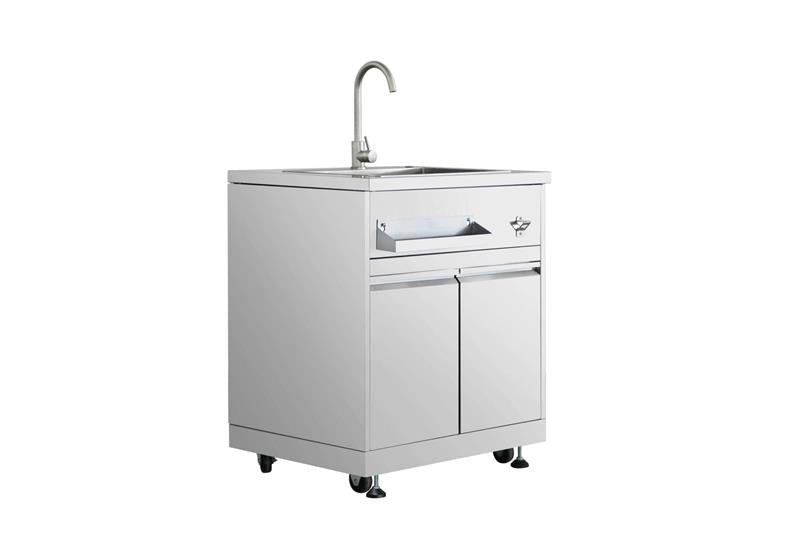 Outdoor Kitchen Sink Cabinet In Stainless Steel-(THRK:MK01SS304)