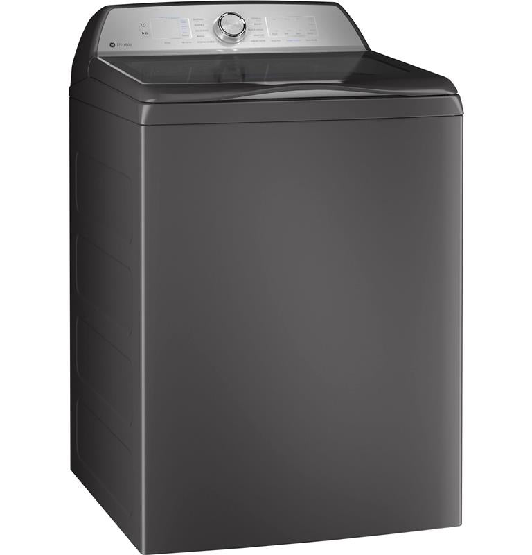 GE Profile(TM) 4.9 cu. ft. Capacity Washer with Smarter Wash Technology and FlexDispense(TM)-(PTW605BPRDG)