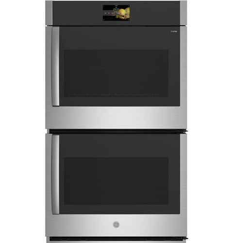 GE Profile(TM) 30" Smart Built-In Convection Double Wall Oven with Right-Hand Side-Swing Doors-(PTD700RSNSS)