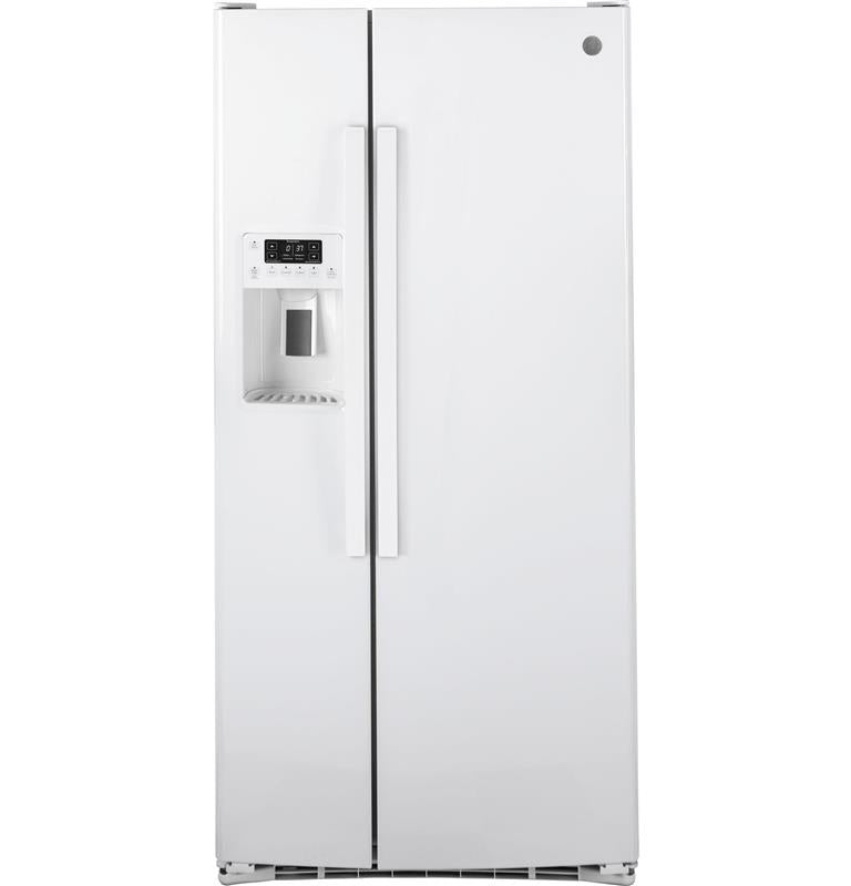 GE(R) ENERGY STAR(R) 23.2 Cu. Ft. Side-By-Side Refrigerator-(GSE23GGKWW)