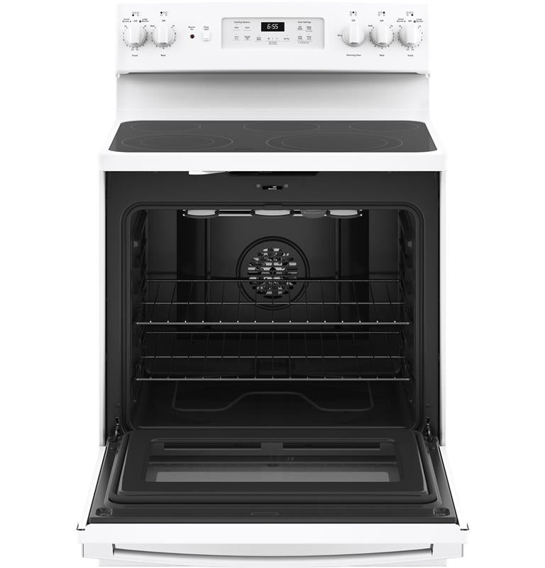 GE(R) 30" Free-Standing Electric Convection Range-(JB655DKWW)