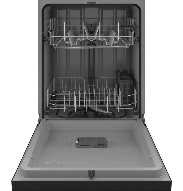 GE(R) Dishwasher with Front Controls-(GDF535PGRBB)