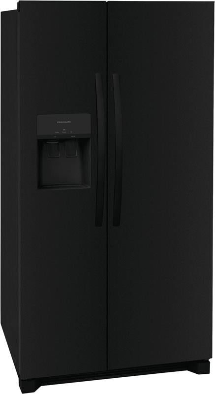 Frigidaire 25.6 Cu. Ft. 36" Standard Depth Side by Side Refrigerator-(FRSS2623AB)