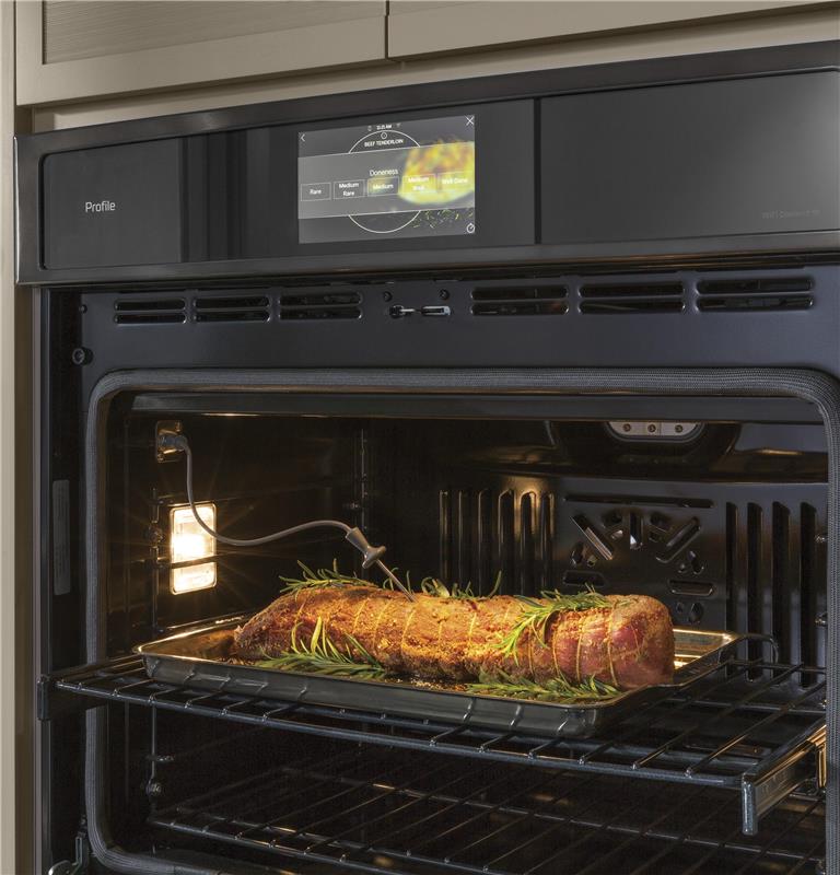 GE Profile(TM) Series 30" Built-In Single Convection Wall Oven-(PT9051BLTS)