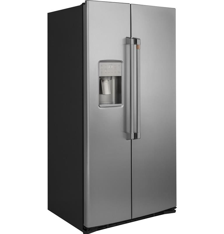 Caf(eback)(TM) 21.9 Cu. Ft. Counter-Depth Side-By-Side Refrigerator-(CZS22MP2NS1)