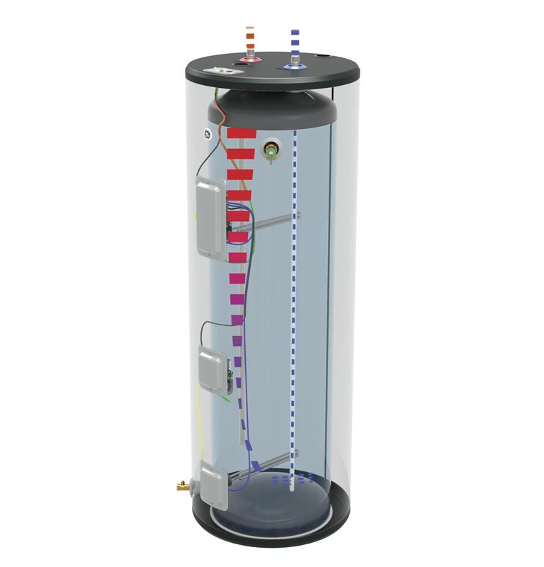 GE(R) 40 Gallon Tall Electric Water Heater-(GE40T08BAM)
