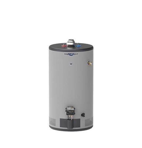 GE RealMAX Choice 50-Gallon Short Natural Gas Atmospheric Water Heater-(GG50S08BXR)