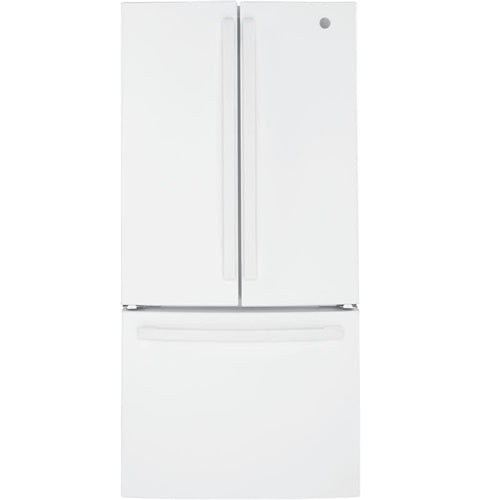 GE(R) ENERGY STAR(R) 24.7 Cu. Ft. French-Door Refrigerator-(GNE25JGKWW)