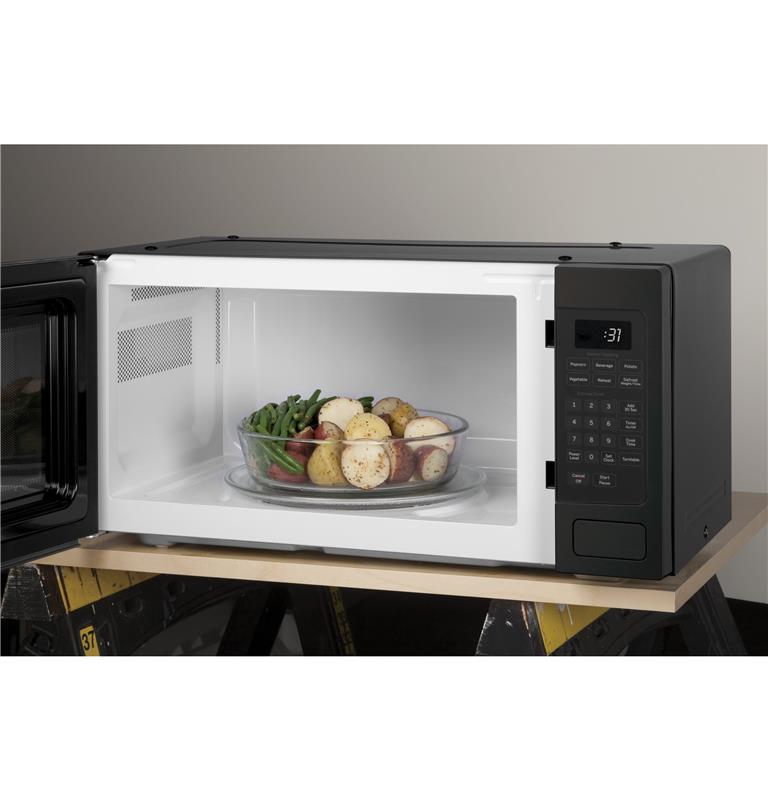 GE Profile(TM) 1.1 Cu. Ft. Countertop Microwave Oven-(PEM31BMTS)