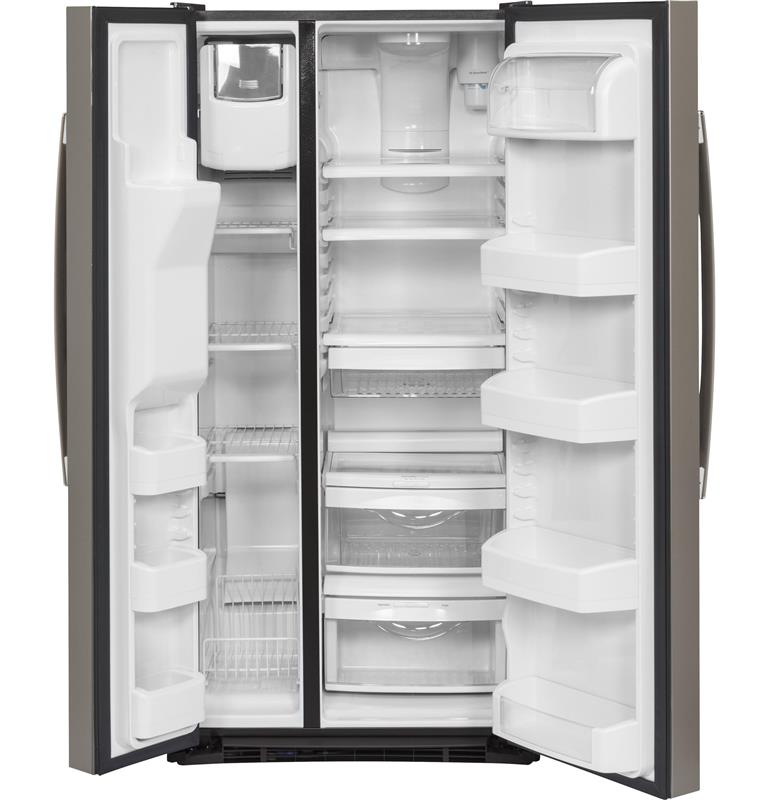 GE(R) 23.2 Cu. Ft. Side-By-Side Refrigerator-(GSS23GMKES)