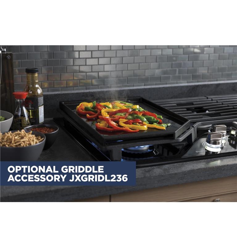 GE Profile(TM) 36" Built-In Gas Cooktop with Five Burners-(PGP7036SLSS)