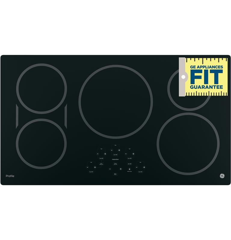 GE Profile(TM) 36" Built-In Touch Control Induction Cooktop-(PHP9036DJBB)