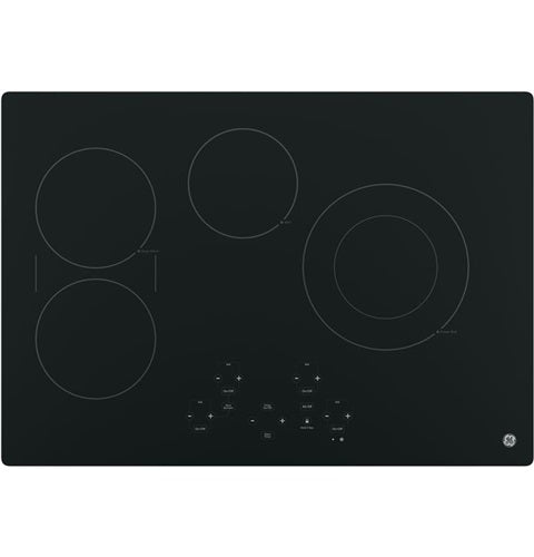 GE(R) 30" Built-In Touch Control Electric Cooktop-(JP5030DJBB)