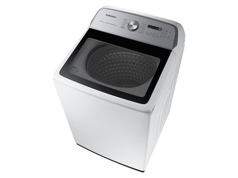 5.4 cu. ft. Smart Top Load Washer with Pet Care Solution and Super Speed Wash in White-(WA54CG7150AWA4)