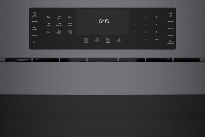 800 Series Single Wall Oven 30" Left SideOpening Door, Black Stainless Steel-(HBL8444LUC)