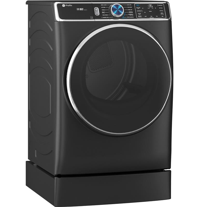 GE Profile(TM) 7.8 cu. ft. Capacity Smart Front Load Gas Dryer with Steam and Sanitize Cycle-(PFD95GSPTDS)