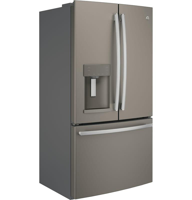 GE(R) ENERGY STAR(R) 22.1 Cu. Ft. Counter-Depth French-Door Refrigerator-(GYE22HMKES)