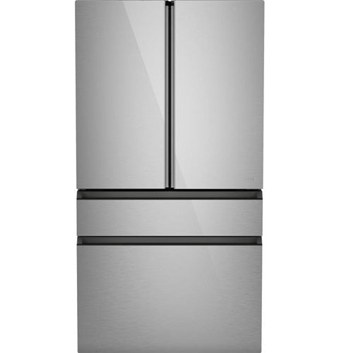 Caf(eback)(TM) ENERGY STAR(R) 28.7 Cu. Ft. Smart 4-Door French-Door Refrigerator in Platinum Glass With Dual-Dispense AutoFill Pitcher-(CGE29DM5TS5)