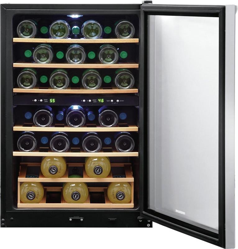 Frigidaire 45 Bottle Two-Zone Wine Cooler-(FRWW4543AS)